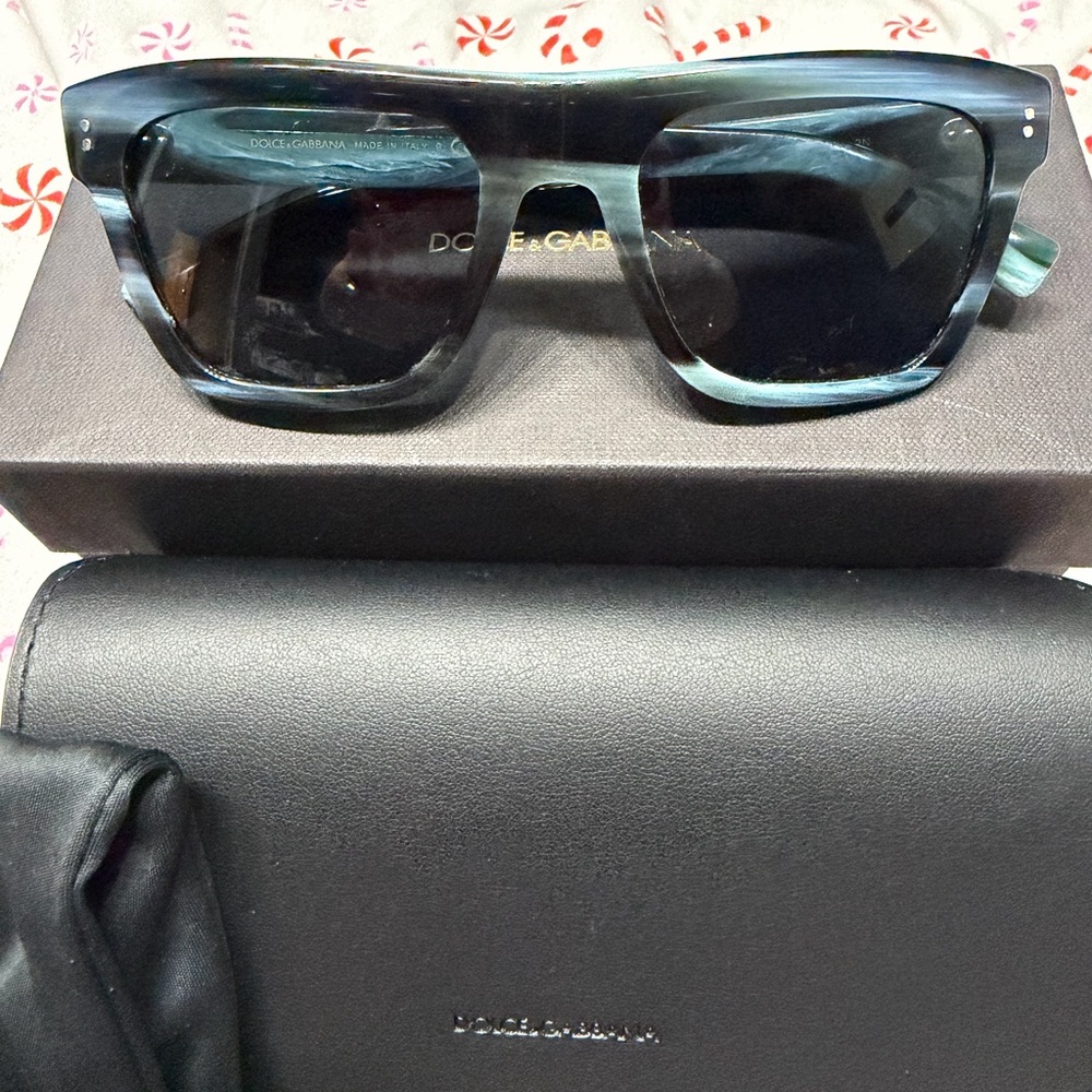 Dolce & Gabbana Black and blue  Sunglasses
